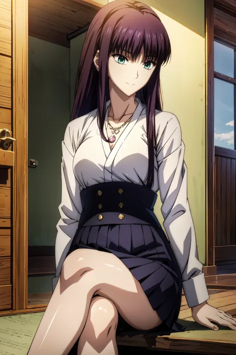 outdoor, downtown,Girl in black,girl wearing jeans pants,青いジーンズを着たanime girl ,girl wearing long pants, outside,Anime Moe Art Style , forest city street behind her , smooth animation CG art , , Seductive anime girl , Beautiful Anime High School Girls , 魅力的な...