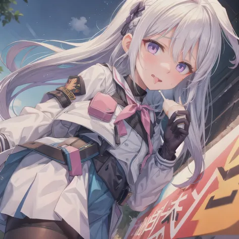 NSFW. A girl just swallowed. She shows a clear expression of discomfort and distaste, slightly sticking out her tongue as if reacting to the bitter taste. Her throat appears subtly tense, capturing the natural motion of swallowing. The atmosphere suggests ...
