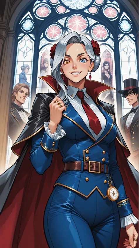 detailed description:
It must convey an aura of danger shrouded in charm, that exudes elegance, trust and seductive perversion. misty night streets or a palace in ruins, Create a realistic or stylized digital illustration of a charismatic villain {x} with ...