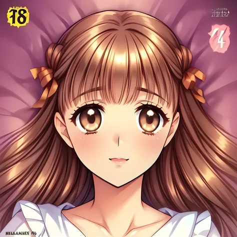 (highest quality, masterpiece:1.2), highest quality, High resolution, 1080p, 8K, Height: 160cm, (Noble lady, noble high-quality colorful cover of lady's comic, amazingly neat & clean, in peace and neat lovely strong charm, tilted head: 1.8), (Too beautiful...