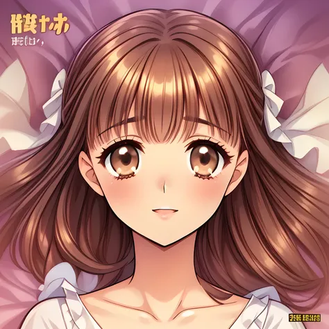 (highest quality, masterpiece:1.2), highest quality, High resolution, 1080p, 8K, Height: 160cm, (Noble lady, noble high-quality colorful cover of lady's comic, amazingly neat & clean, in peace and neat lovely strong charm, tilted head: 1.8), (Too beautiful...