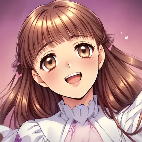 (highest quality, masterpiece:1.2), highest quality, High resolution, 1080p, 8K, Height: 160cm, (Noble lady, noble high-quality colorful cover of lady's comic, amazingly neat & clean, in peace and neat lovely strong charm, tilted head: 1.8), (Too beautiful...