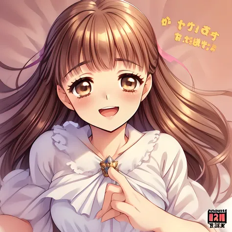 (highest quality, masterpiece:1.2), highest quality, High resolution, 1080p, 8K, Height: 160cm, (Noble lady, noble high-quality colorful cover of lady's comic, amazingly neat & clean, in peace and neat lovely strong charm, tilted head: 1.8), (Too beautiful...