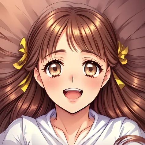 (highest quality, masterpiece:1.2), highest quality, High resolution, 1080p, 8K, Height: 160cm, (Noble lady, noble high-quality colorful cover of lady's comic, amazingly neat & clean, in peace and neat lovely strong charm, tilted head: 1.8), (Too beautiful...
