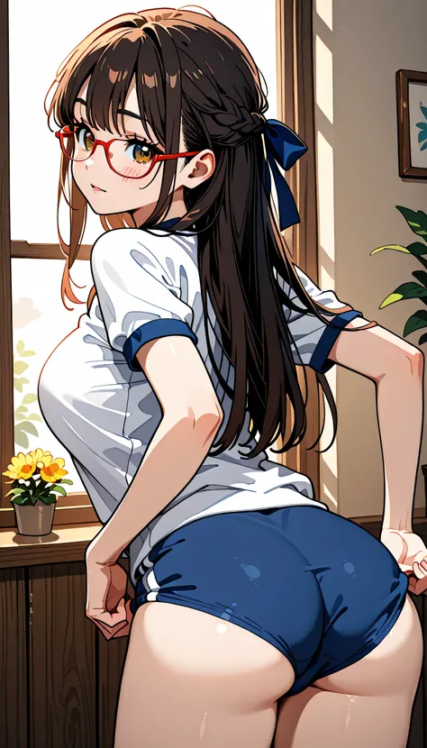 (score_9, score_8_up, score_7_up), source_Anime, absurd_res, white, blue, black, 1girls, solo, multiple girls, upper body, super fine illustration, an extremely delicate and beautiful, best quality, masterpiece, 8K, spring setting, on the school Athletic F...