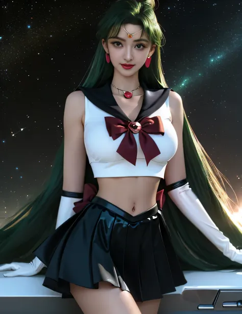 Ful:1. Hands on knees, ((shy smiling flirting)) 、De baixo、((battle stance))、SEXY Model Dynamic Pose、dynamic nail、propriedade_Uma equipe,((pele escura:1.5)),(maternal,housewife,1 female,)、40 anos、obra prima、..3d、realisitic、Ultra Micro Photography、superior q...