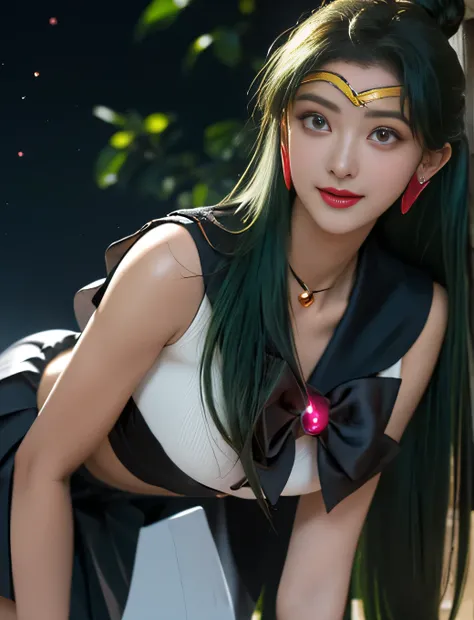Ful:1., ((shy smiling flirting)) 、De baixo、((battle stance))、SEXY Model Dynamic Pose、dynamic nail、propriedade_Uma equipe,((pele escura:1.5)),(maternal,housewife,1 female,)、40 anos、obra prima、..3d、realisitic、Ultra Micro Photography、superior quality bathtub、...