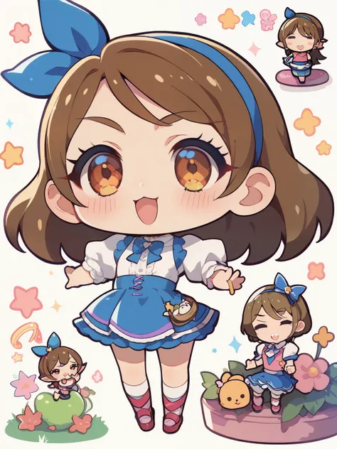 score_9, score_8_up, score_7_up, score_6_up, score_5_up, score_4_up, anime,nsfw, uncensored,( chibi:1.5),anime girl,Correct Anatomy, young ,short,small,skinny,girl,1980's anime style,Curved waist,Pretty Cure Style,glitter,