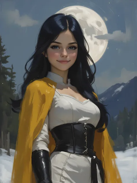 A very beautiful 22 year old a lady paladin warrior, (((long hair))), (((Black hair))), (((shiny hair))), (((beautifully detailed eyes))), (((DeepSkyBlue eyes:1.5))), (((bright eyes))), (((beautiful and detailed lips))), (((candy pink lips:1.5))), (((thin ...