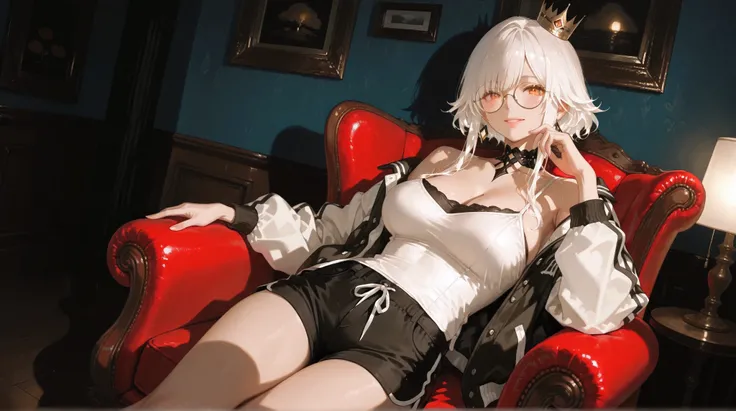 (NSFW:1.1), A Realistic image, extremely sharp focus, crisp details, high resolution, low light, low contrast, fashion photography, 4K, 8K. (correct anatomy and detailed hand). A wide angle shot, front view, a detailed, high quality rendering of 1girl. She...