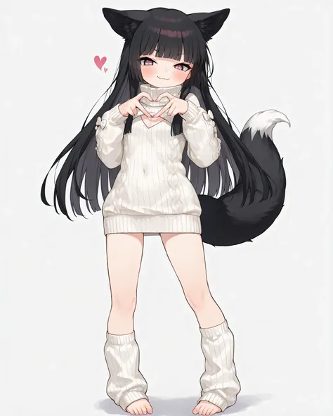 1girl,solo,ren,anime girl,short girl,,Fox Ear,Fox Earをつけたlittle girl,,ren,, lori,,ren10歳, lori girl , Cute Cute Girl,Young girl,flat chest1:9,flat chested,1:9beautiful face,long lashes,hime cut black long hair,princess cut hair,blush,ultra-detailed face,be...