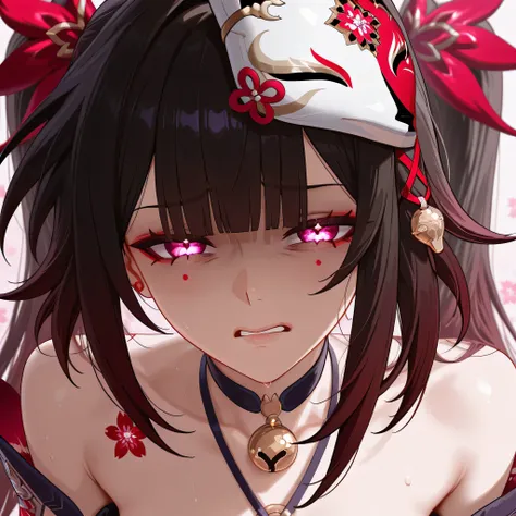 sparkle honkai star rail, Extreme close-up of a face contorted in intense, undeniable disgust. Every feature conveying pure revulsion.