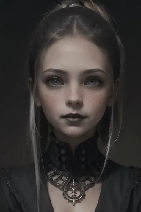 ((best quality)), ((masterpiece)), (detailed), (((mastepiece, of the highest quality, super detailed))), perfect face score_9, score_8_up, score_7_up, score_6_up, face focus, sepia style victorian era photographic portrait of a (military witch), (occultic ...