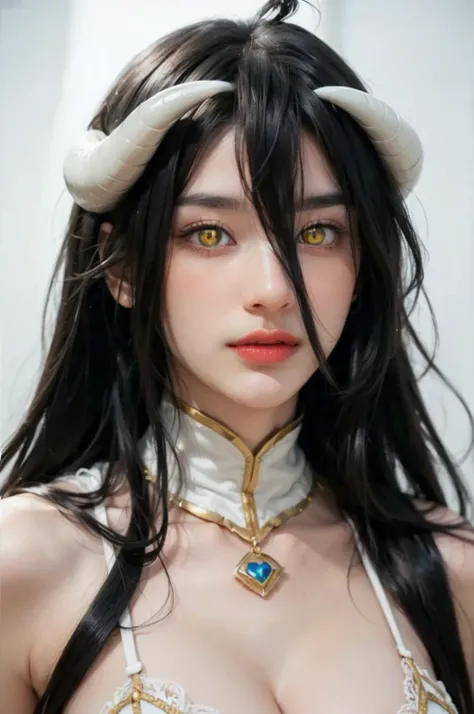 (RAW photo:1.2), ((photorealistic:1.4),(masterpiece:1.3),(best quality:1.4),ultra high res,(detailed facial features),(detailed body features),HDR,8k resolution, 1 girl, blush, long black hair, 8k, ultra high details, perfect nose, cinematic lighting, perf...