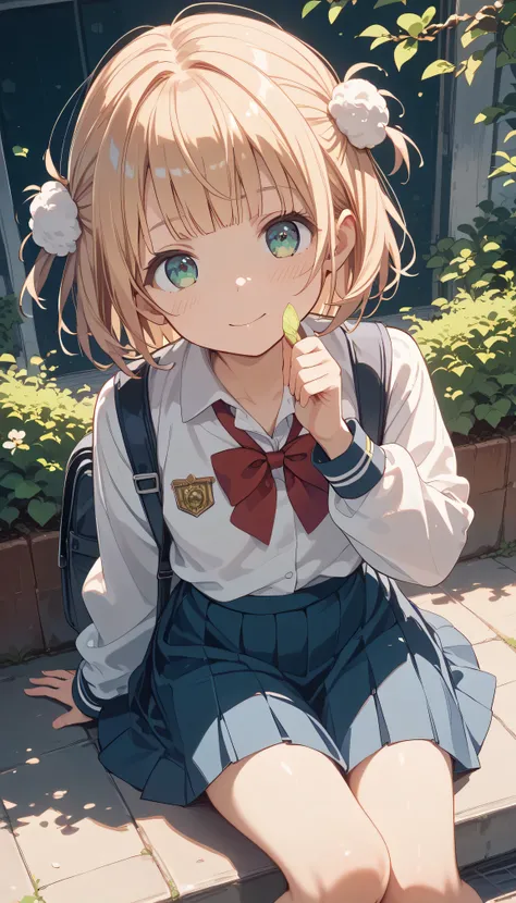 high school students、cute、uniform、high image quality、masterpiece、uncensored、Naked、Exposed outside、embarrassingly