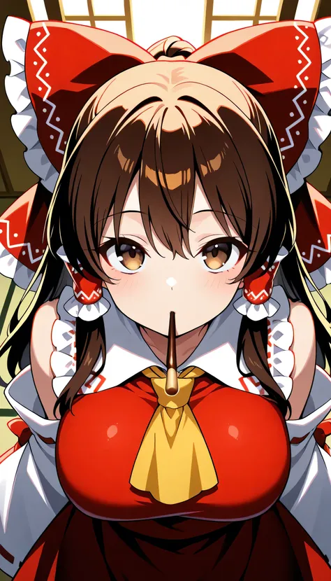 Give your images flat even illumination (negative) or dramatic chiaroscuro lighting (positive),huge breast, high image quality,high quality DVD、 、 (One person)、, With both eyes closed, , tie, Outfit Cutout,  cutout,  tie、See viewer、(cover:1.4)、(look up:1.2...