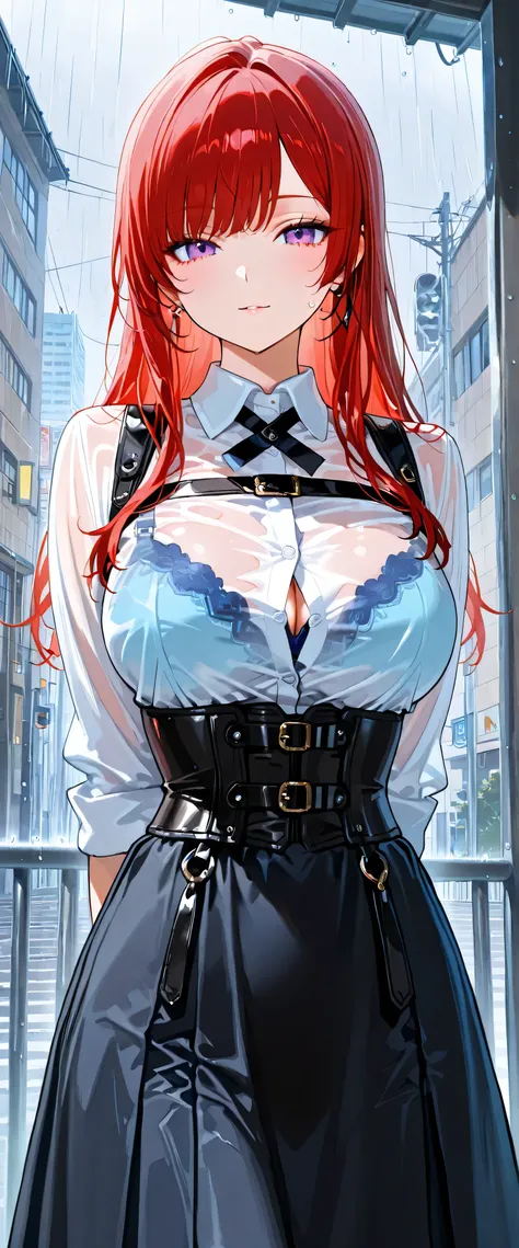 (((masterpiece)))、((Highest Quality))、(Super Detail)、(CG illustration)、(very beautiful ))、 hands tied to a pillar {x} cinematic light 、(((1 Mechanical Girl)))、 sf、Apocalypse、Erotic and grotesque、graduate School(Beautiful and luxurious:1.2)、(1 girl on break...