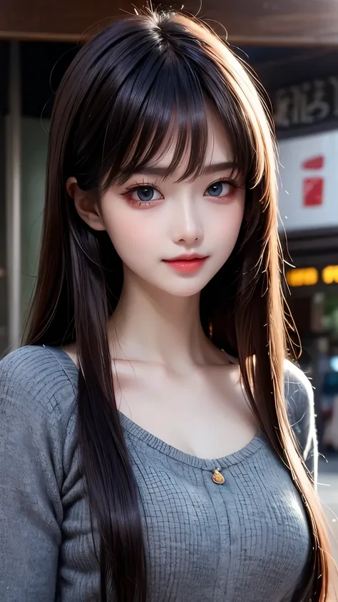 Masterpiece, portrait, uniform, bright expression, half-up, youthful and shiny white skin, outstanding style, natural black hair with dazzling highlights, shiny glossy hair, super long smooth straight hair, shining beauty. Shisa bangs, bangs, shining trans...
