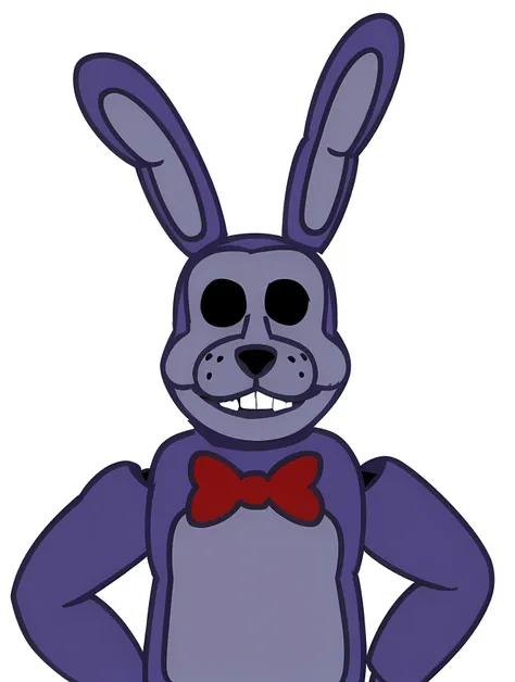 A scary rabbit animatronic (BONNIE DE FNAF)