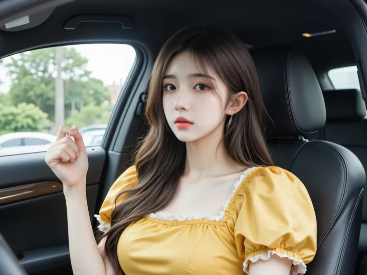 beautiful girl, Very beautiful, เด็กสาวOne person, Sigh, sitting upright, Kulstree , , bend your face down, Do a coughing fit, Left hand raised, fist raised, straight mouth, , closes its eyes,, student, One person, หน้าIt's shiny.,pretty as fairies, ...