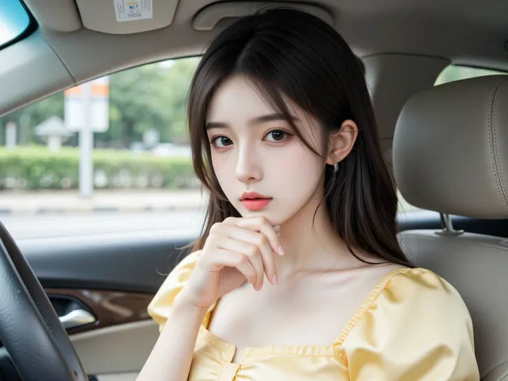 beautiful girl, Very beautiful, เด็กสาวOne person, Sigh, sitting upright, Kulstree , , bend your face down, Do a coughing fit, Left hand raised, fist raised, straight mouth, , closes its eyes,, student, One person, หน้าIt's shiny.,pretty as fairies, ...