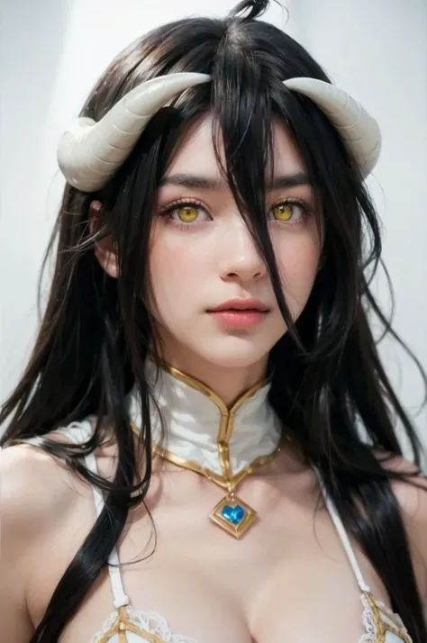 (RAW photo:1.2), ((photorealistic:1.4),(masterpiece:1.3),(best quality:1.4),ultra high res,(detailed facial features),(detailed body features),HDR,8k resolution, 1 girl, blush, long black hair, 8k, ultra high details, perfect nose, cinematic lighting, perf...