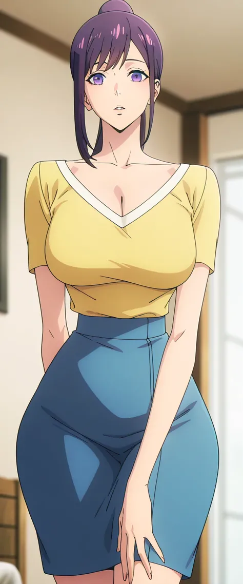 anime screencap, masterpiece, best quality,
masterpiece, Elegant and mature woman,   and hinata    hyuga, voluptuous long hair,  dark brown hair, light brown eyes, tall body,  very skinny body, dynamic lighting, high res, absurdres, house,    and hinata   ...