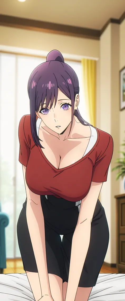 anime screencap, masterpiece, best quality,
masterpiece, Elegant and mature woman,   and hinata    hyuga, voluptuous long hair,  dark brown hair, light brown eyes, tall body,  very skinny body, dynamic lighting, high res, absurdres, house,    and hinata   ...