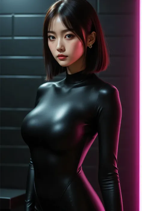 Highest quality, high resolution, masterpiece, colorful to keep.
Super beautiful Japanese woman, looks like a intimidating dominatrix, closed mouth, condescending gaze, staring at the viewer, makeup, long false eyelashes, eyeshadows, eyeliners, very short ...
