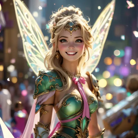 cute smile ,8K High Resolution,Light Fairy,gentle gaze