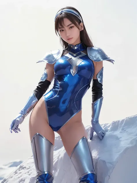 ( high quality , after being played in high definition, masterpiece:1.2), very well detailed, realistic:1.37, (anatomically accurate), 1 girl, cowboy shot, Cute and Beautiful Japanese Idol Actress,Transform into a Super Heroine from the Future, Vertic...