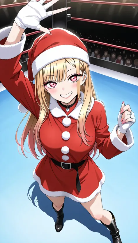  beautiful shining eyes, glossy lips , very well detailed目と顔, long lashes, perfect face, perfect hand in h, perfect fingertips, (Highest Quality, very well detailed, CG illustration, masterpiece:1.2, Best Aesthetics)、marin kitagawa, long hair, bangs, blond...