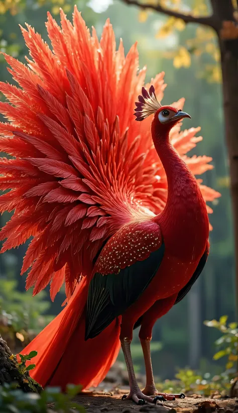 Big red bird
