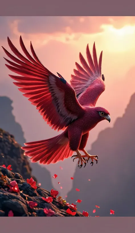 Big red bird