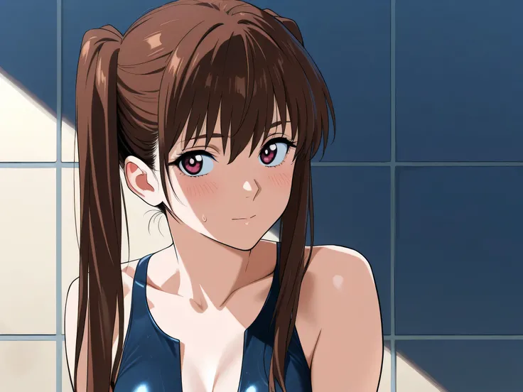 female swimmer anime