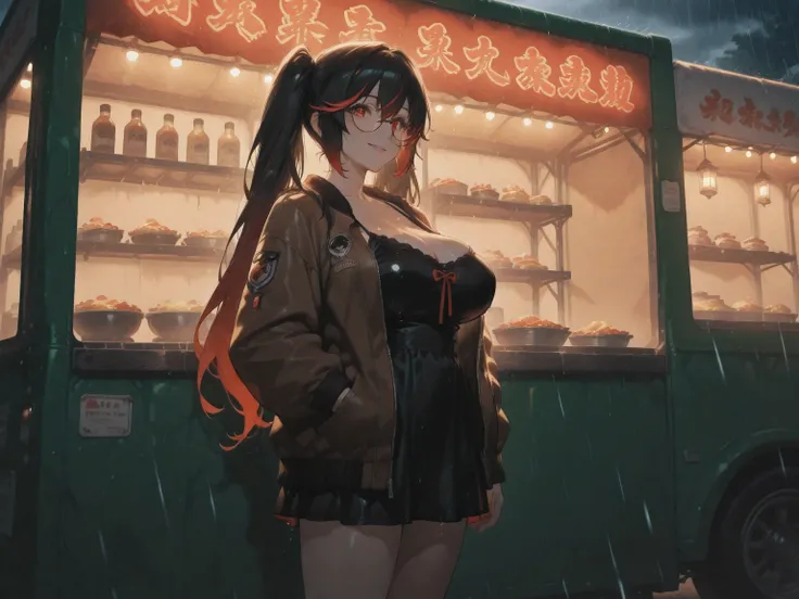 (NSFW:1.1), A Realistic image, extremely sharp focus, crisp details, high resolution, low light, cinematic lighting, 4K, 8K. Side view. (correct anatomy and detailed hand). A wide angle shot, a detailed, high quality rendering of LuciaPlume. She wears beau...