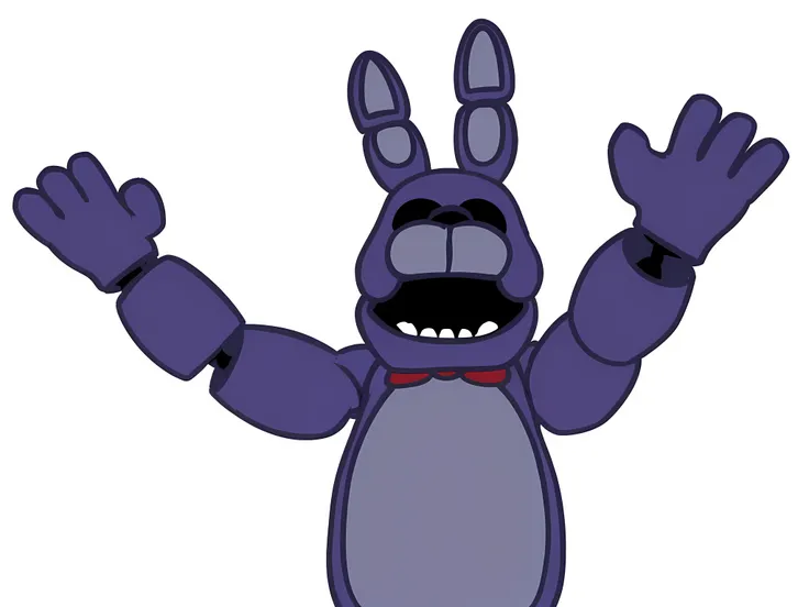 A scary rabbit animatronic (BONNIE DE FNAF)