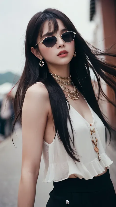 (8k, RAW photos, Top Quality, masterpiece:1.2), HIGH DETAIL RAW COLOR PHOTOGRAPHY, professional photography, (Realistic, photo Realistic:1.37), (Top Quality:1.2), Cinematic Light, (Detailed Face:1.2), (masterpiece:1.5), (」fashion magazine:1.2), 1girl, sol...