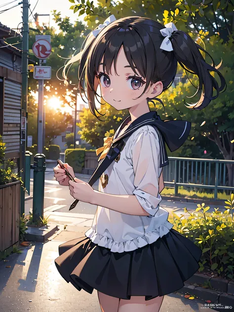 official art, wallpaper, Very detailed, (((Very detailedな目と顔))), Real Portrait, (Top Quality, masterpiece, high resolution), (high resolutionスキン: 1.2), 8K ultra HD info show, BACKLIGHT, Blurry Background, Big Smiles, Single Daughter, beautiful woman, Attra...