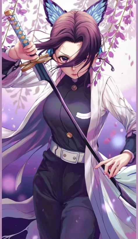 A girl with a sword