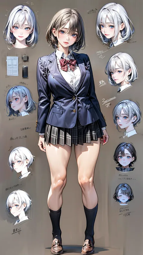 girl, alone, whole body, From head to toe, Are standing, (Huge_chest:1.3),
Character design sheet, Character Reference Sheet, 設計図のSchematic, Drafting, Blueprint, Schematic,
((Character design sheet:1.7, Character Reference Sheet:1.7,)),(realistic, photore...
