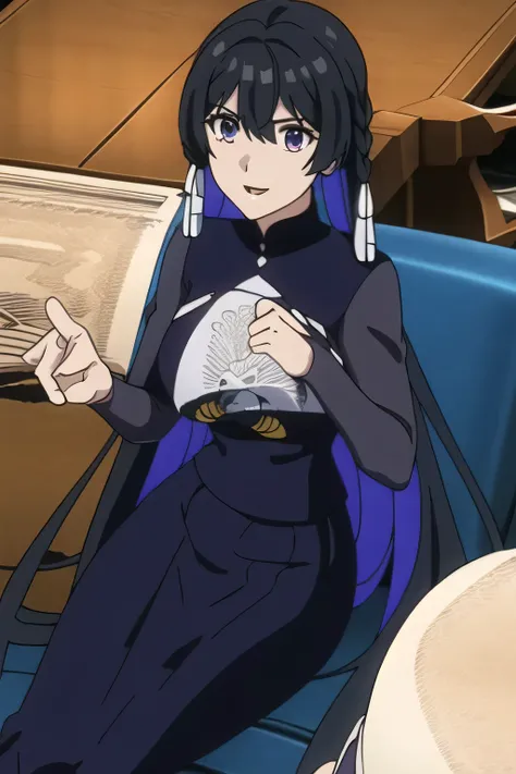 can you draw a woman with a nice smile,Please draw the expression on her face more delicately,I need a face,Can I draw black underwear,,black pants visible from Macross miniskirt、 Beautiful Legs,Regline Beauty Temptation, Faces are important,Big breastsでもウ...