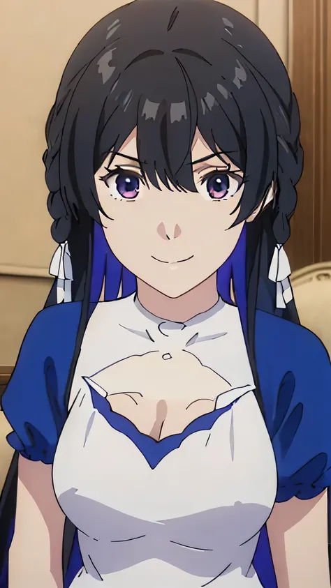  nice smile，黒My hairロングヘアー，The face is absolutely necessary，Accurate representation of hands and legs，Big breastsをさらに大きく描いて下さい，I'm wearing，can you draw a more delicate facial expression、そしてPlease draw beautifully      ，Big breastsをさらに大きくBig breastsに描いて下さい，...