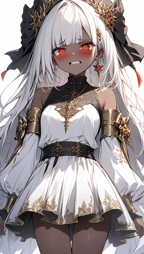 {best quality}, {{masterpiece}}, {high resolution}, Very meticulous girl, alone, sharp focus, {{{{{{{{White background}}}}}}}}, {{{Features{{{1 girl}}}}}}, alone, permanent, faint smile, closure Mouth, Beautiful and delicate eyes, {{{{{sharp focus}}}}}, {{...