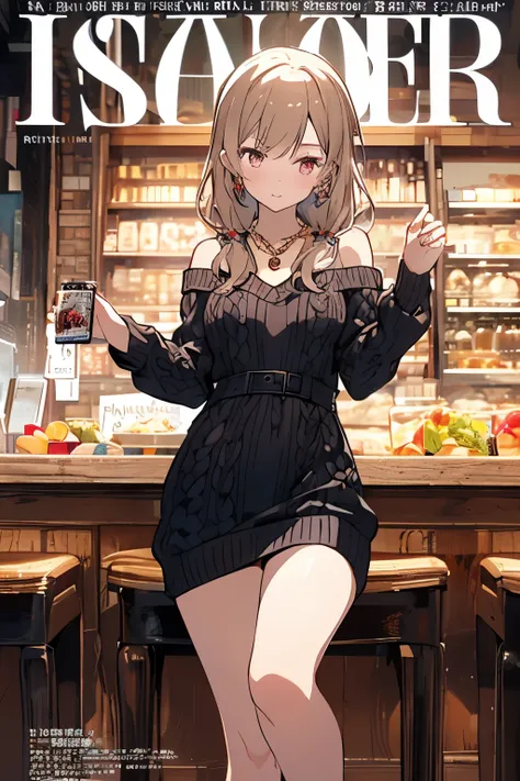 (small breastss:1.3), (Tight Breasts:1.3), (pointed chest:1.2), (ta Fashion Magazine Cover:1.3),(from the side:0.9),masterpiece, 1 girl, amazing cleavage :1.2, Thin Waist, big butt, sexy, small breasts: 1.3, posed cleavage:1.2、(from below:1.2, Highest Qua...