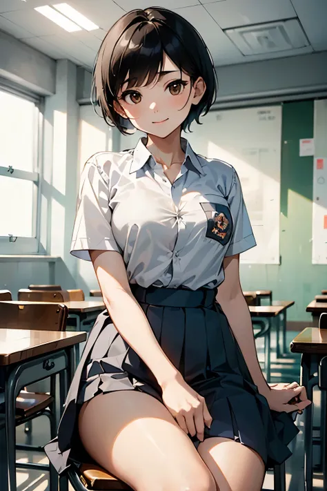 (extremely details CG, Unity, 8K Wallpapers), (extremely delicate and beautiful), (​masterpiece), (top-quality:1.0), (超A high resolution:1.0), ((perfect proportion shot:1.0)), beautiful vibrant lighting, realistic shadow, [high resolution], round cute face...