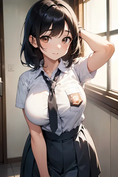 (extremely details CG, Unity, 8K Wallpapers), (extremely delicate and beautiful), (​masterpiece), (top-quality:1.0), (超A high resolution:1.0), ((perfect proportion shot:1.0)), beautiful vibrant lighting, realistic shadow, [high resolution], round shape cut...