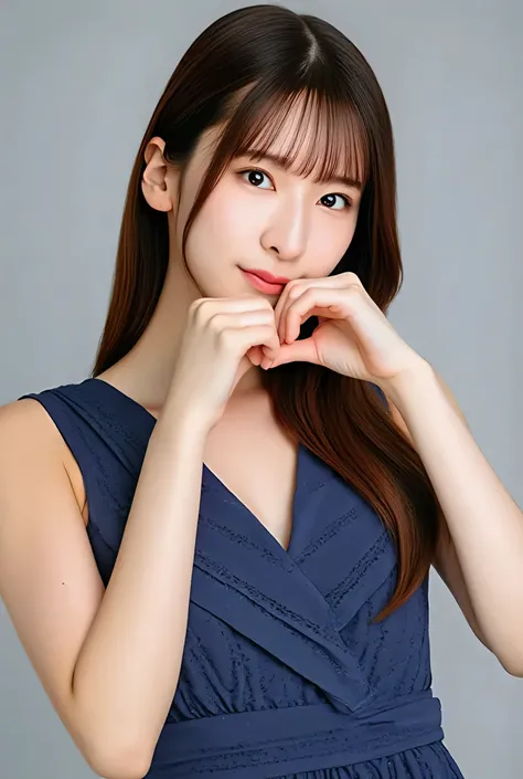 (((Sexy Bikini Swimwear))), making a firm big heart shape with both hands, and holding it in front of her chest:1.67,