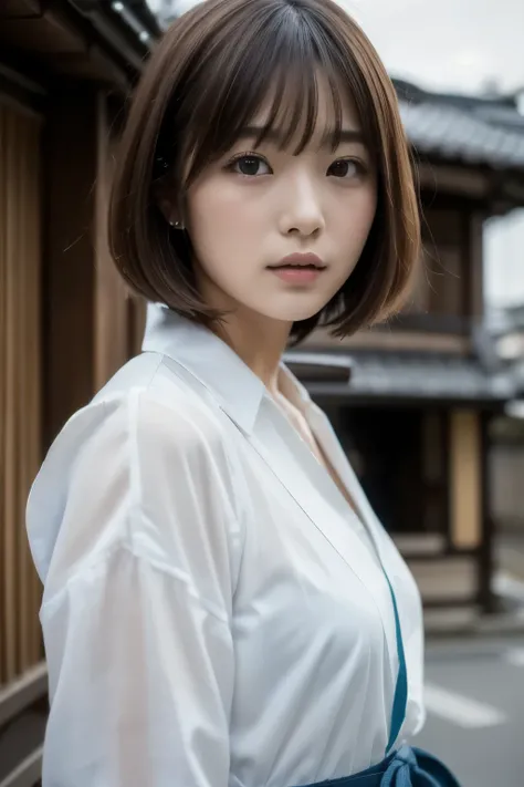 ((Top quality)), ((masterpiece)), (details), 1 girl, object,bob cut,object,Kyoto