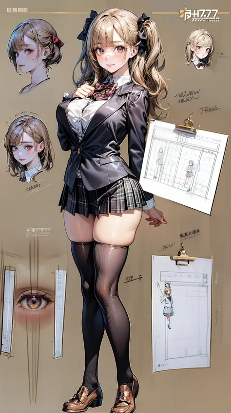 girl, alone, whole body, From head to toe, Are standing, (Huge_chest:1.3),

Character design sheet, Character Reference Sheet, 設計図のSchematic, Drafting, Blueprint, Schematic,
((Character design sheet:1.7, Character Reference Sheet:1.7,)),(realistic, photore...